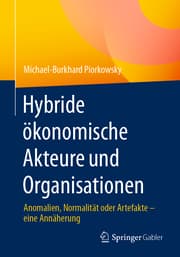 Cover von Hybride ökonomische Akteure und Organisationen