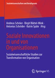 Cover von Soziale Innovationen in und von Organisationen