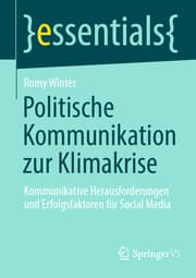Cover von Politische Kommunikation zur Klimakrise