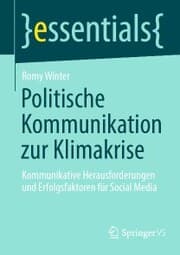 Cover von Politische Kommunikation zur Klimakrise