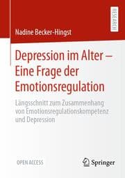 Cover von Depression im Alter - Eine Frage der Emotionsregulation