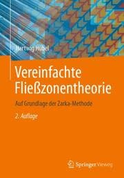 Cover von Vereinfachte Fließzonentheorie