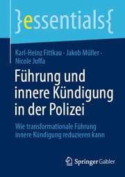 Cover von Führung und innere Kündigung in der Polizei