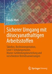 Cover von Sicherer Umgang mit diisocyanathaltigen Arbeitsstoffen