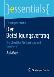 Cover von Der Beteiligungsvertrag
