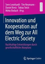 Cover von Innovation und Kooperation auf dem Weg zur All Electric Society