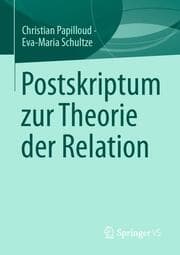 Cover von Postskriptum zur Theorie der Relation