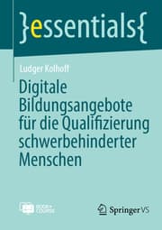 Cover von Digitale Bildungsangebote für die Qualifizierung schwerbehinderter Menschen