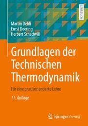 Cover von Grundlagen der Technischen Thermodynamik
