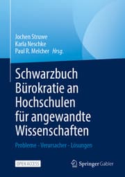 Cover von Schwarzbuch Bürokratie an Hochschulen für angewandte Wissenschaften
