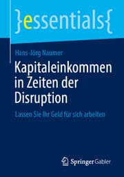 Cover von Kapitaleinkommen in Zeiten der Disruption
