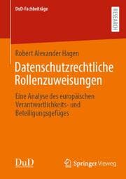 Cover von Datenschutzrechtliche Rollenzuweisungen