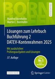 Cover von Lösungen zum Lehrbuch Buchführung 2 DATEV-Kontenrahmen 2025