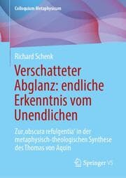 Cover von Verschatteter Abglanz: endliche Erkenntnis vom Unendlichen