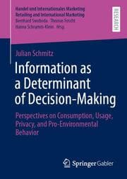 Cover von Information as a Determinant of Decision-Making