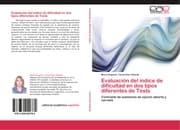 Cover von Evaluación del índice de dificultad en dos tipos diferentes de Tests