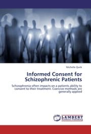 Cover von Informed Consent for Schizophrenic Patients