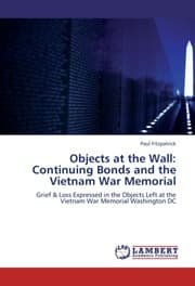 Cover von Objects at the Wall: Continuing Bonds and the Vietnam War Memorial