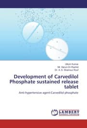 Cover von Development of Carvedilol Phosphate sustained release tablet