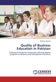 Cover von Quality of Business Education in Pakistan