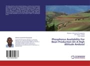 Cover von Phosphorus Availability For Bean Production On A High Altitude Andosol