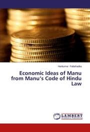 Cover von Economic Ideas of Manu from Manus Code of Hindu Law