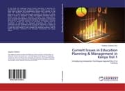 Cover von Current Issues in Education Planning & Management in Kenya Vol.1