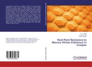 Cover von Host Plant Resistance to Maruca Vitrata (Fabricius) in Cowpea