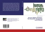Cover von Human Rights Violation: The Novelists Perspective and Criticism