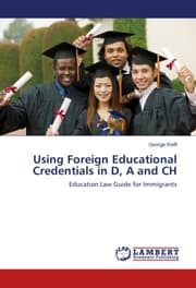 Cover von Using Foreign Educational Credentials in D, A and CH