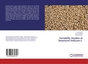 Cover von Variabilty Studies in Sesamum Indicum L.