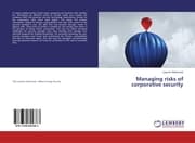 Cover von Managing risks of corporative security