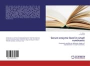 Cover von Serum enzyme level in small ruminants
