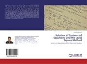 Cover von Solution of Systems of Equations and the Least Square Method