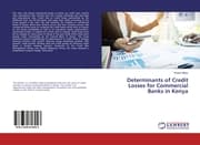 Cover von Determinants of Credit Losses for Commercial Banks in Kenya