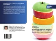 Cover von Nutritional Status of Adults in Low and Middle Income Strata