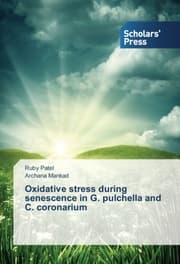 Cover von Oxidative stress during senescence in G. pulchella and C. coronarium