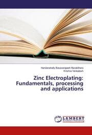 Cover von Zinc Electroplating: Fundamentals, processing and applications