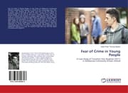 Cover von Fear of Crime in Young People
