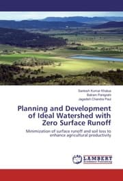 Cover von Planning and Development of Ideal Watershed with Zero Surface Runoff
