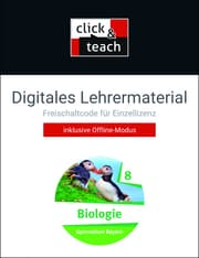 Cover von Biologie Bayern click & teach 8 Box