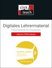 Cover von mathe.delta BE/BB click & teach 9 Box