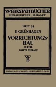 Cover von Der Vorrichtungsbau