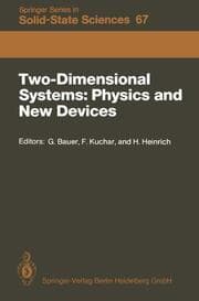 Cover von Two-Dimensional Systems: Physics and New Devices