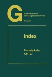 Cover von Gmelin Handbuch der Anorganischen Chemie