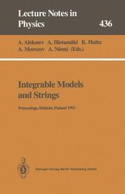 Cover von Integrable Models and Strings