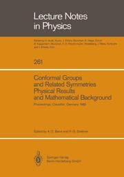 Cover von Conformal Groups and Related Symmetries Physical Results and Mathematical Background