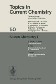 Cover von Silicon Chemistry I