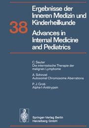 Cover von Ergebnisse der Inneren Medizin und Kinderheilkunde / Advances in Internal Medicine and Pediatrics