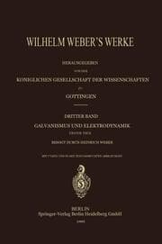 Cover von Wilhelm Webers Werke